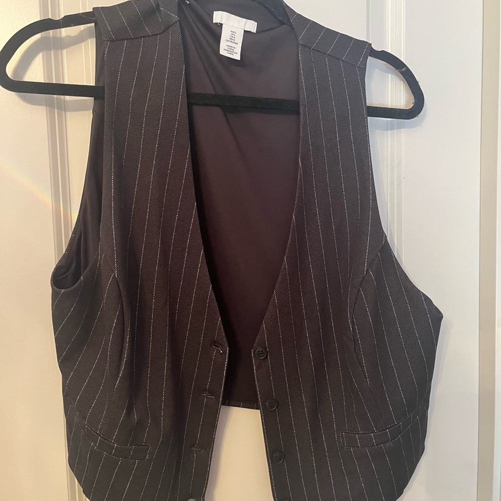 Pinstripe Vest